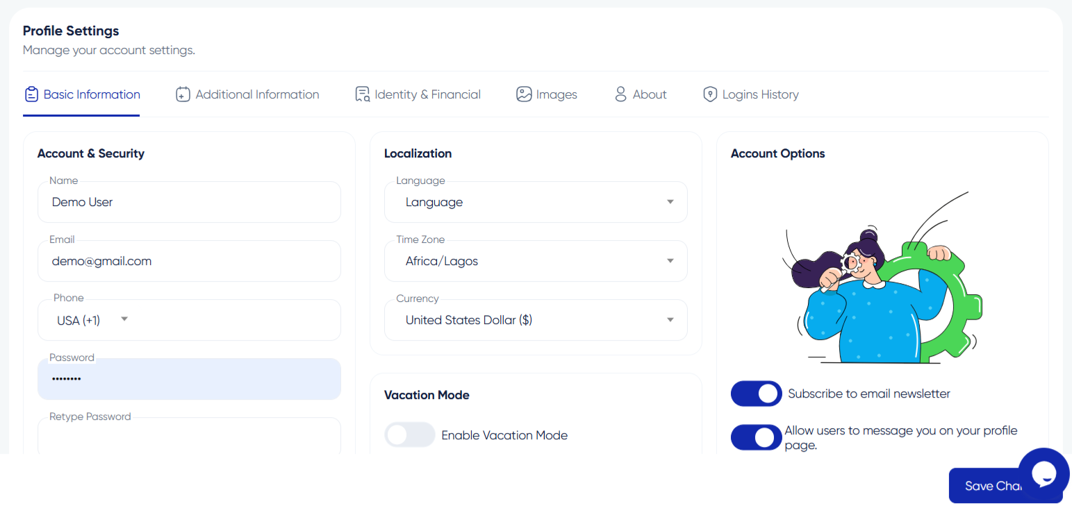 How to Update Your Profile Information